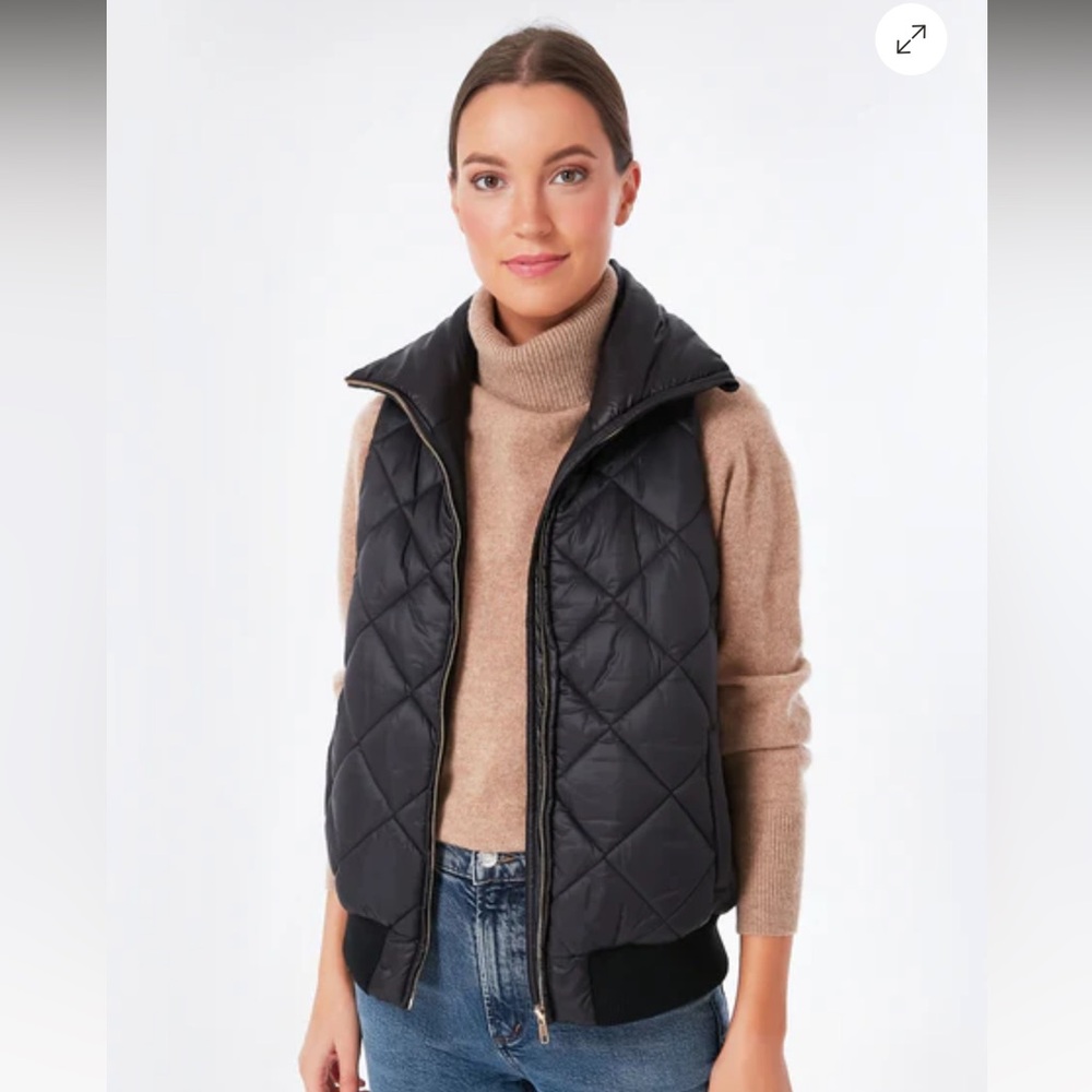 TUCKERNUCK Black Jackson Quilted Vest XS